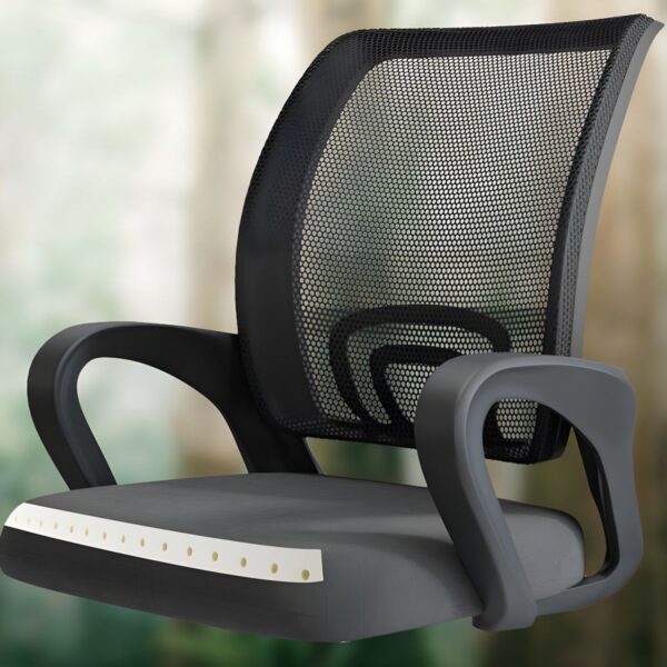 Ergonomic Mesh Clerical Office Chair with breathable mesh backrest, adjustable features, and lumbar support for a comfortable and supportive seating experience.