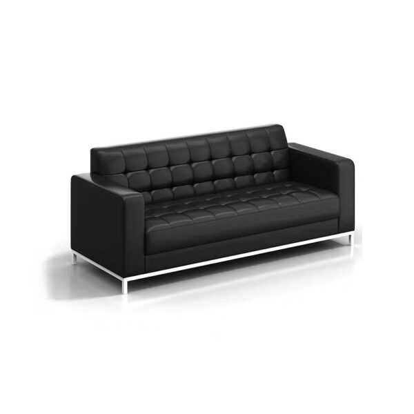 5-Seater Leather Loveseat Sofa Set with modern design and premium vinyl leather upholstery.