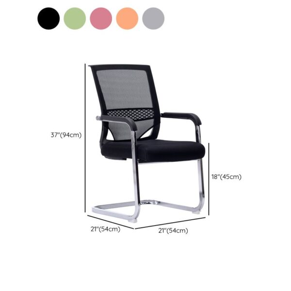 Modern Upholstered Guest Waiting Chair with cushioned seat and backrest for comfort and support.