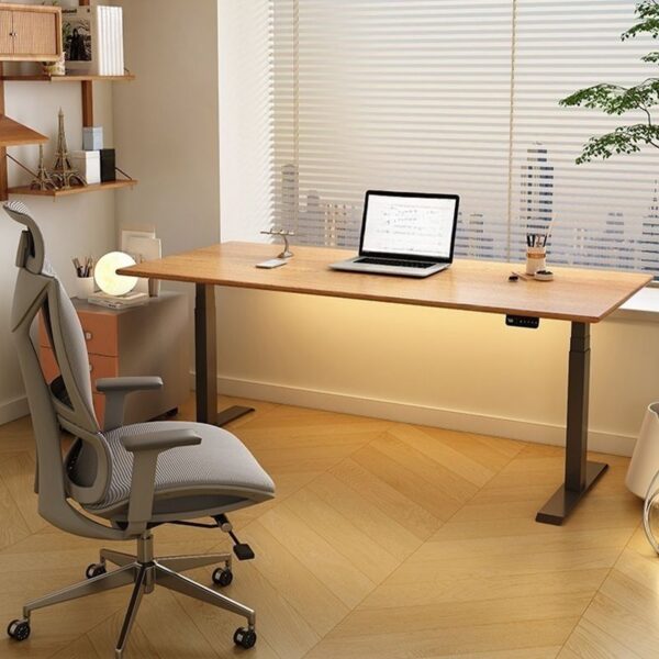 Automated Electric Office Standing Desk with adjustable height and a sleek design for a modern workspace.