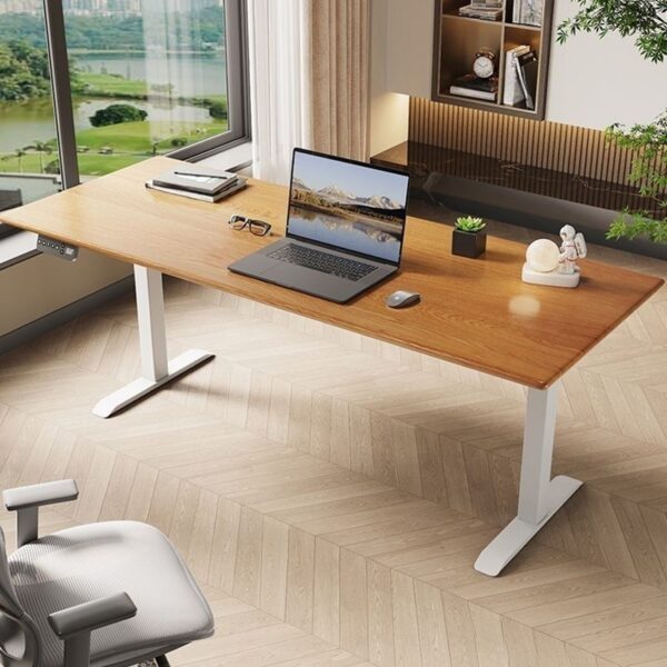 Automated Electric Office Standing Desk with adjustable height and a sleek design for a modern workspace.