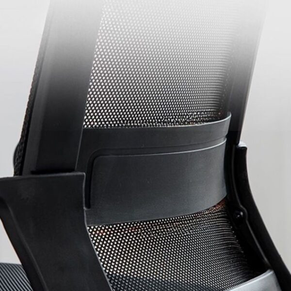 Cantilever Waiting Mesh Office Chair with breathable mesh backrest and padded seat for comfort and support.