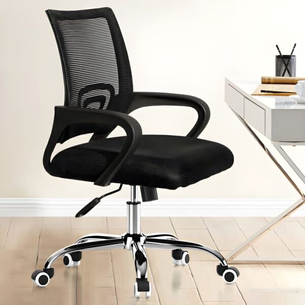 Mesh Swivel Modern Clerical Office Chair with adjustable height, ergonomic design, and breathable mesh back for enhanced comfort and support.