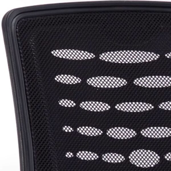 Ergonomic Mesh Study Headrest Chair with breathable mesh backrest, adjustable headrest, and swivel functionality for improved comfort and support.