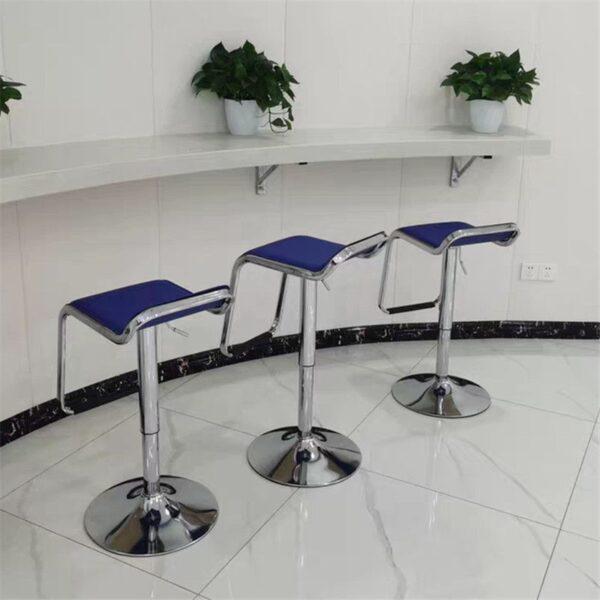 Adjustable Saddle Seat Pub Stool with ergonomic design and flexible height, ideal for bars and kitchen counters.