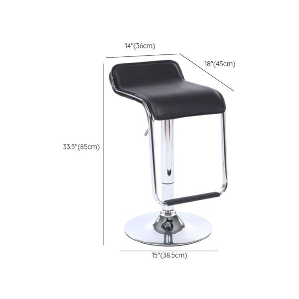 Adjustable Saddle Seat Pub Stool with ergonomic design and flexible height, ideal for bars and kitchen counters.