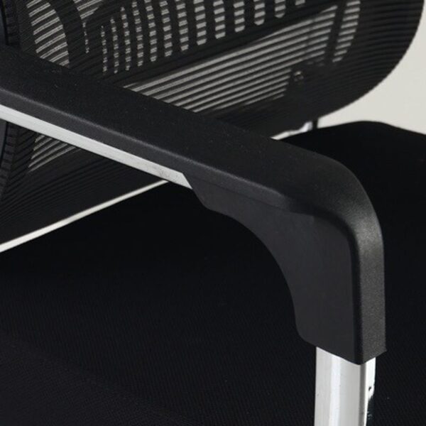 Mesh Modern Conference Room Chair with breathable mesh back, adjustable height, and ergonomic design for comfortable meetings.