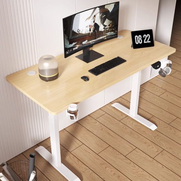 1.2 Meters Wood Computer Standing Desk with spacious surface, ergonomic design, and sturdy construction for a comfortable workspace.