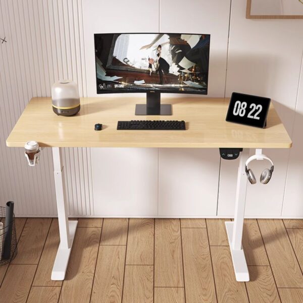 1.2 Meters Wood Computer Standing Desk with spacious surface, ergonomic design, and sturdy construction for a comfortable workspace.