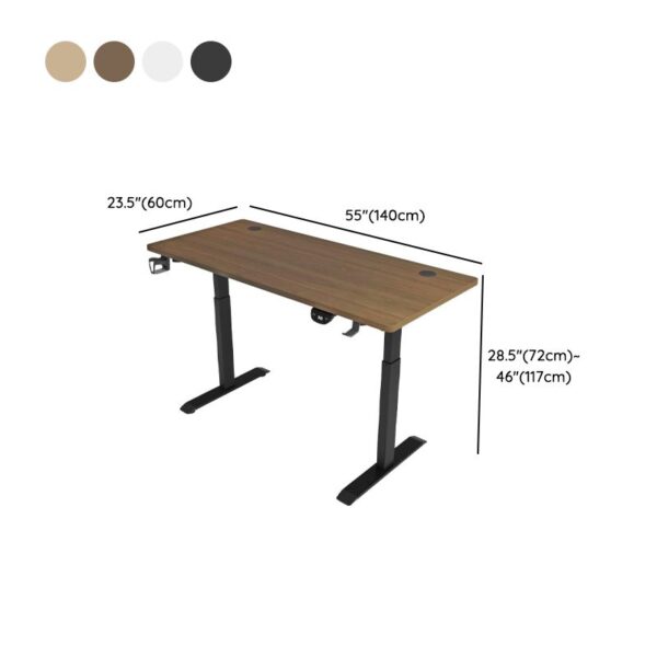 1.2 Meters Wood Computer Standing Desk with spacious surface, ergonomic design, and sturdy construction for a comfortable workspace.