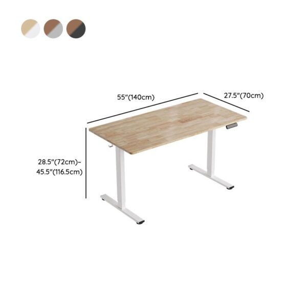 120cm Electric Adjustable Office Desk with electric height adjustment for sitting and standing positions, offering a spacious work surface and modern design.