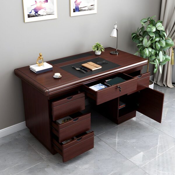 120cm Executive Modern Staff Office Desk with a spacious surface and minimalist design for home and office use.