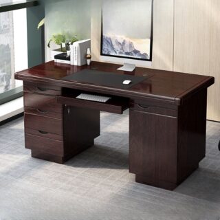 120cm Ergonomic Home Office Computer Desk with spacious surface and ergonomic design for improved posture.