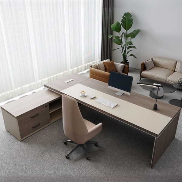 1800mm L-Shaped Executive Senate Table with a spacious design, sleek finish, and durable materials for professional office settings.