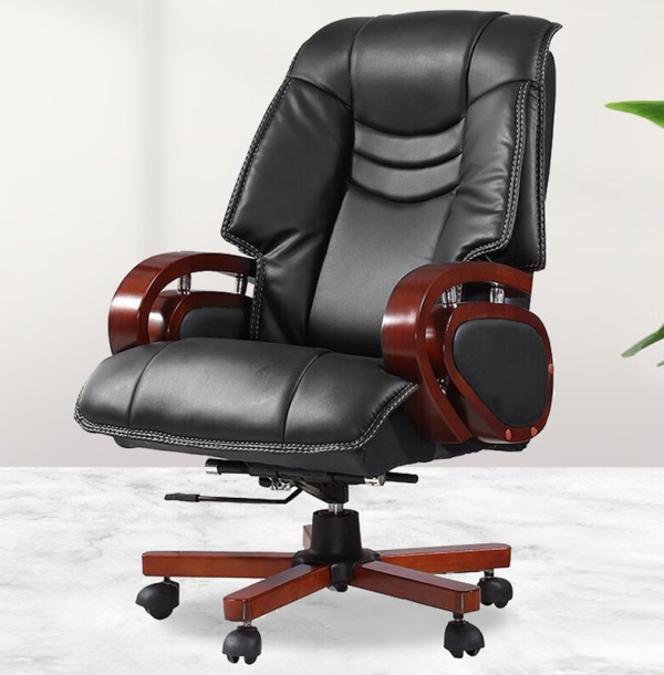 Executive Multi-Functional Presidential Seat with adjustable height, reclining mechanism, and luxurious upholstery for enhanced comfort and support.