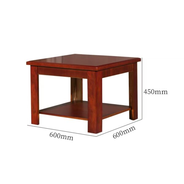 Conference Room Mahogany Coffee Table with spacious surface, rich finish, and elegant design, perfect for offices or meeting spaces.