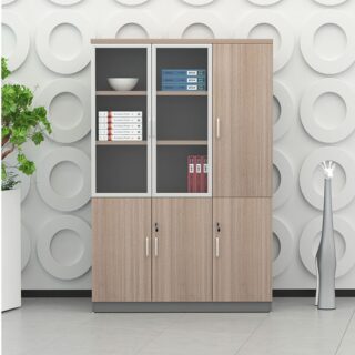 3-Door Simple Lateral Filing Office Cabinet with three spacious drawers for organized storage and easy access.