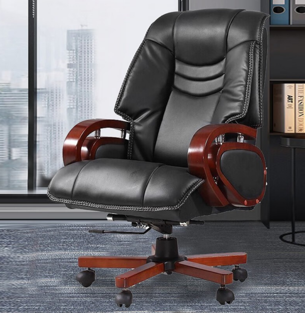 Executive Multi-Functional Presidential Seat with adjustable height, reclining mechanism, and luxurious upholstery for enhanced comfort and support.