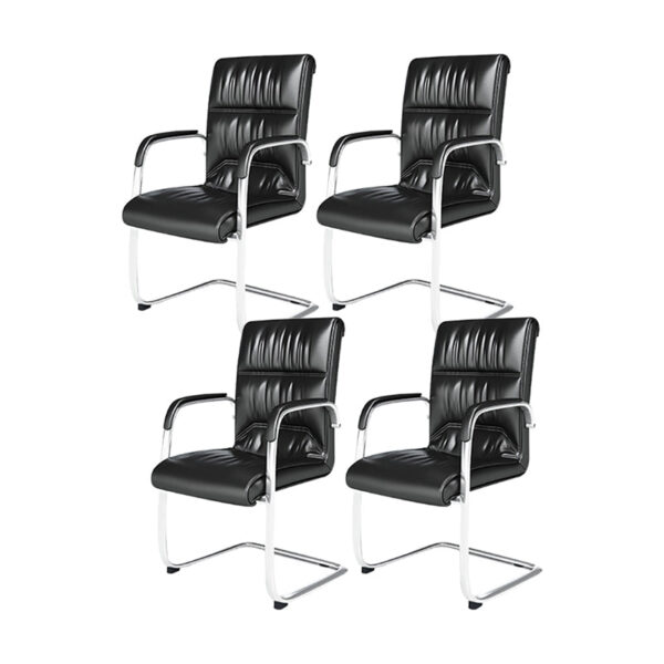 High Back Leather Executive Waiting Chair with premium upholstery and ergonomic design for optimal comfort in professional settings.