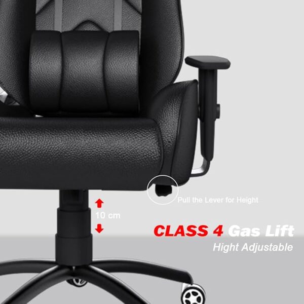 Premium PU Leather Ergonomic Gaming Chair with adjustable features and ergonomic design.