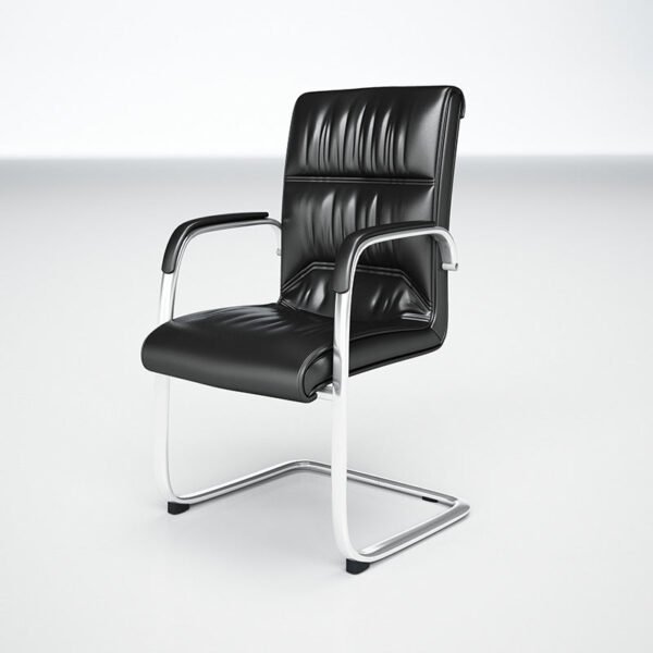 High Back Leather Executive Waiting Chair with premium upholstery and ergonomic design for optimal comfort in professional settings.