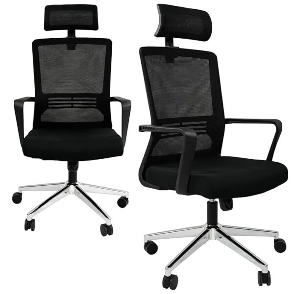 Ergonomic Swivel Breathable Mesh Office Chair with adjustable height, lumbar support, and breathable mesh back for comfort and support.