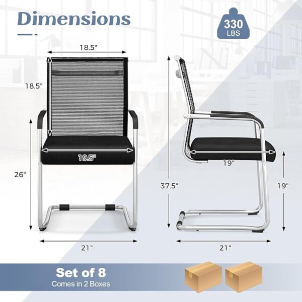 Waiting Reception Chair with arms, plush seating, and modern design, perfect for office and waiting areas.