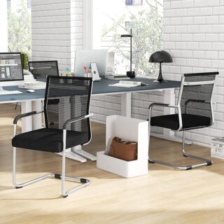 Waiting Reception Chair with arms, plush seating, and modern design, perfect for office and waiting areas.