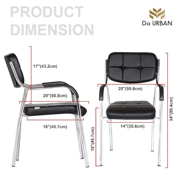 Premium Leather Heavy Duty Waiting Chair with sleek design, ergonomic comfort, and durable construction for high-traffic areas.