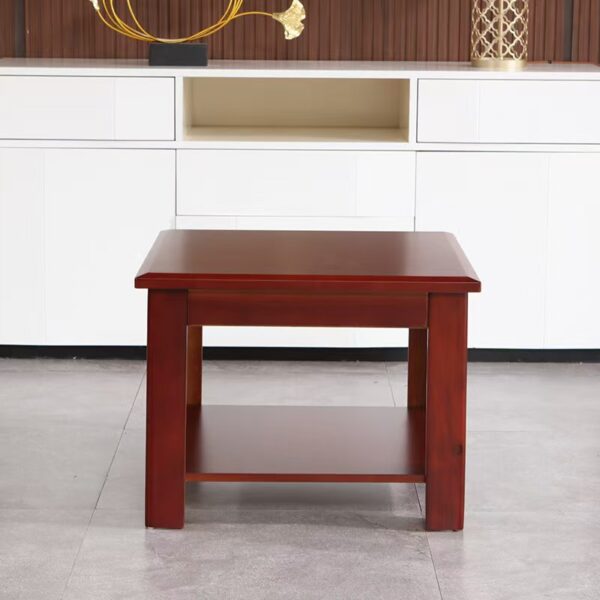 Conference Room Mahogany Coffee Table with spacious surface, rich finish, and elegant design, perfect for offices or meeting spaces.