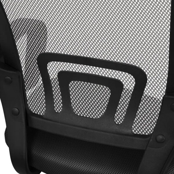 Mid Back Ergonomic Mesh Seat Chair with breathable mesh back and adjustable height.