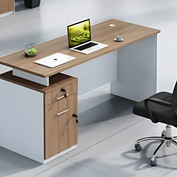 1200mm Advanced Executive Office Desk with modern design, spacious surface, and integrated storage, ideal for professional offices.