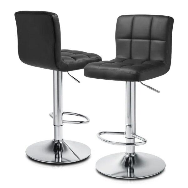 Adjustable Counter Barstool with Backrest, featuring a height-adjustable mechanism, supportive backrest, and modern design for added comfort and style.