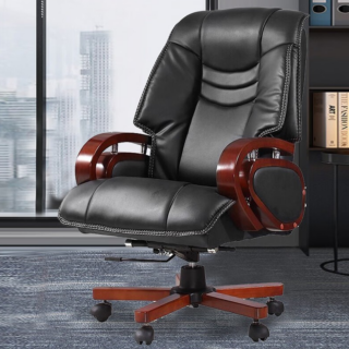 Executive Multi-Functional Presidential Seat with adjustable height, reclining mechanism, and luxurious upholstery for enhanced comfort and support.