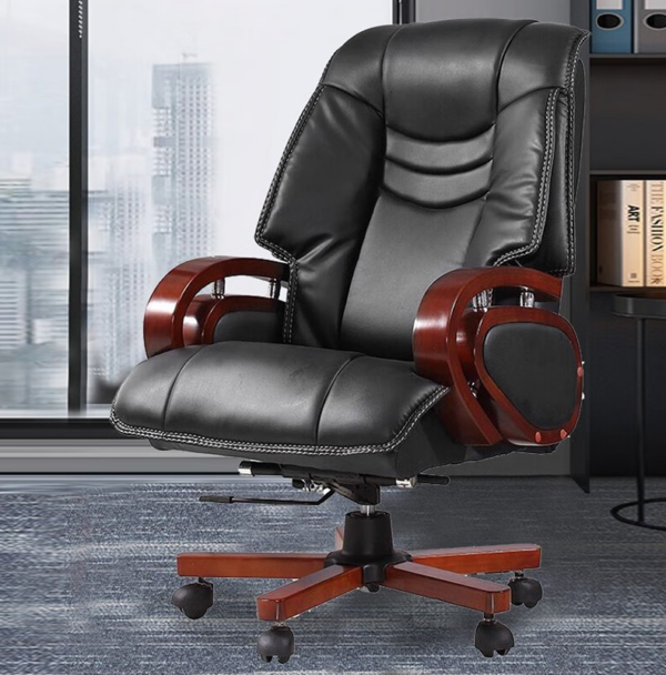 Executive Multi-Functional Presidential Seat with adjustable height, reclining mechanism, and luxurious upholstery for enhanced comfort and support.