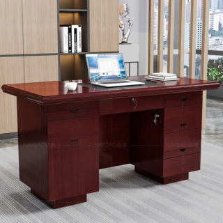 1.4 Meter Executive Office Computer Desk with spacious surface, durable frame, and integrated storage for a clean and organized workspace.