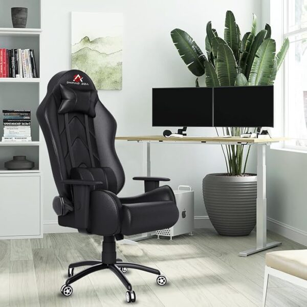 Premium PU Leather Ergonomic Gaming Chair with adjustable features and ergonomic design.