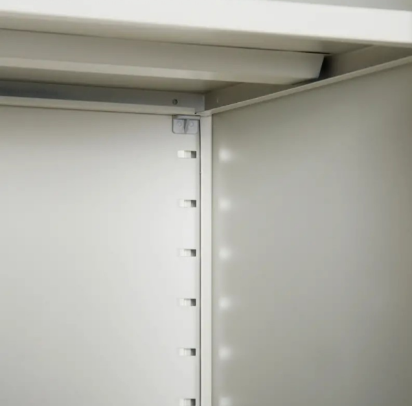 2-Steel Door Storage Office Cabinet with adjustable shelves, designed for secure storage and organization in the office.