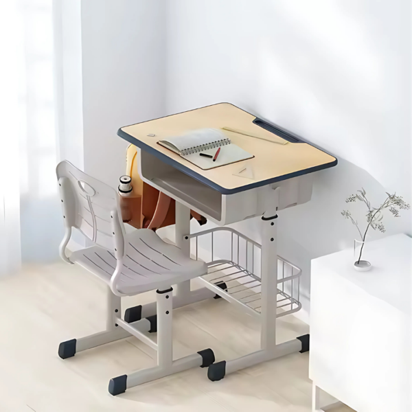 Plastic Modern Children Study Desk with adjustable height and vibrant design for a functional and fun learning environment.