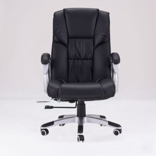 Adjustable Height Leather Executive Seat with ergonomic design and high-quality leather upholstery for comfort and support.