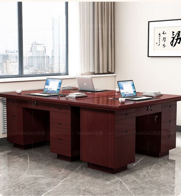 1.4 Meter Executive Office Computer Desk with spacious surface, durable frame, and integrated storage for a clean and organized workspace.