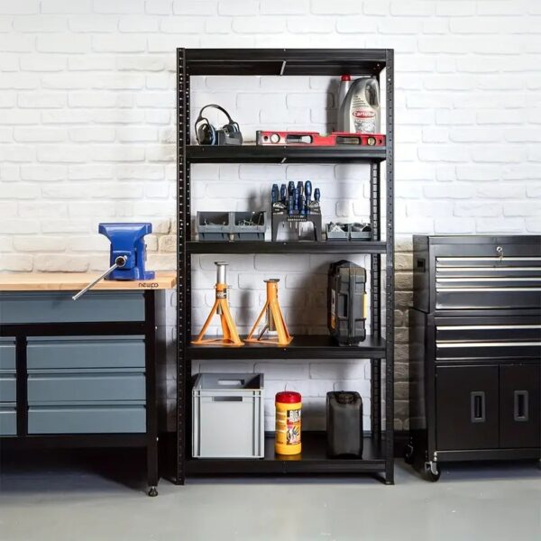 Adjustable Boltless Shelves Storage Rack with tool-free assembly and customizable shelves for versatile and durable storage.