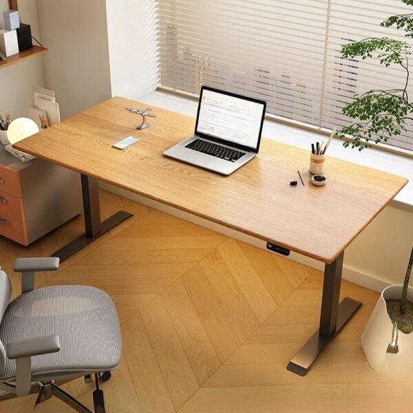 Automated Electric Office Standing Desk with adjustable height and a sleek design for a modern workspace.