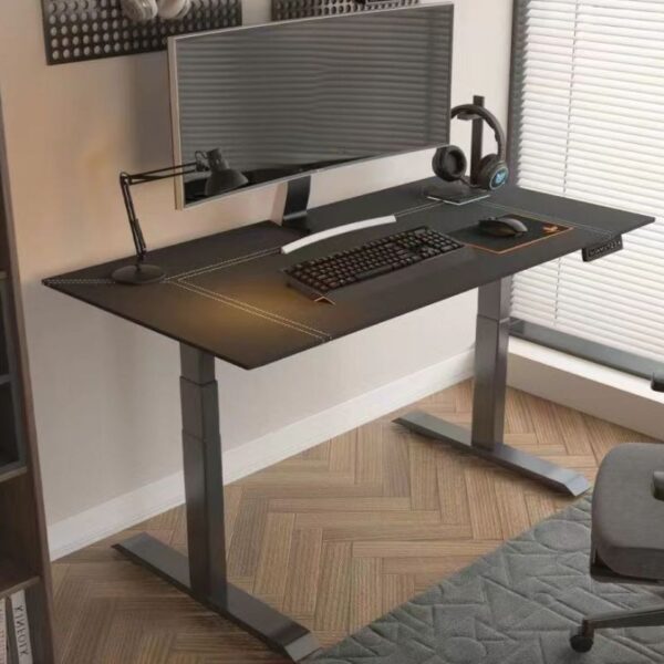 1200mm Modern Adjustable Height Office Desk with a sleek design and customizable height for ergonomic comfort.