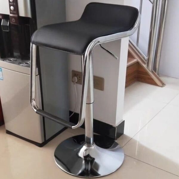 Adjustable Saddle Seat Pub Stool with ergonomic design and flexible height, ideal for bars and kitchen counters.