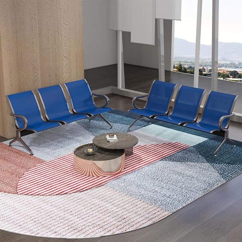 Wating Bench 3-Link Reception Steel Waiting Bench - Gucca Furniture