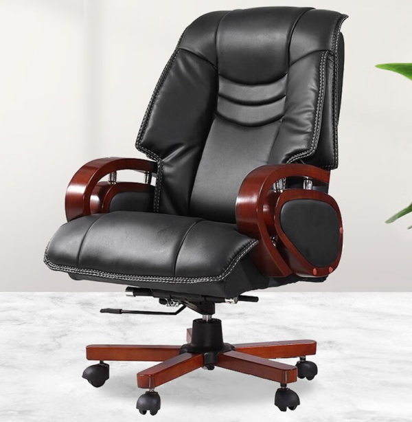 Executive Multi-Functional Presidential Seat with adjustable height, reclining mechanism, and luxurious upholstery for enhanced comfort and support.