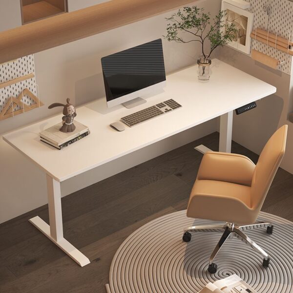 160cm electric adjustable office desk with memory presets, offering customizable height for sitting or standing positions.