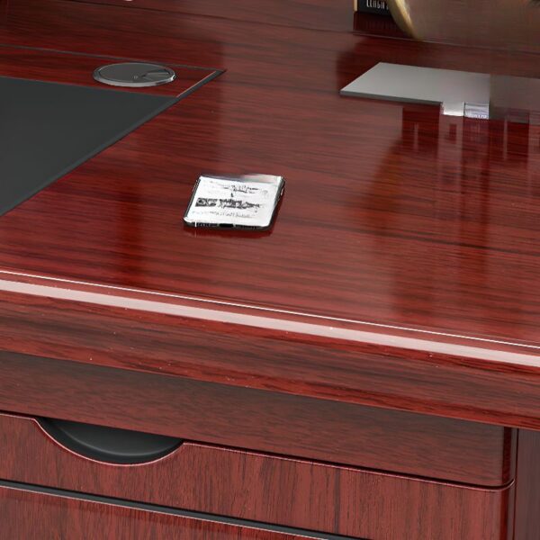 120cm Modern Executive Director's Desk with a minimalist design, durable surface, and ample workspace for office tasks.