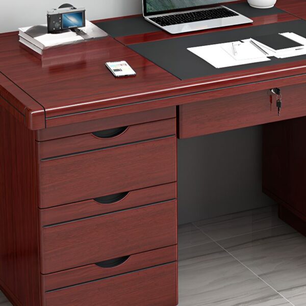 120cm Modern Executive Director's Desk with a minimalist design, durable surface, and ample workspace for office tasks.